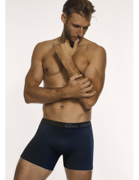 Gino Santi Heren Boxershort boxer 3-pack Navy