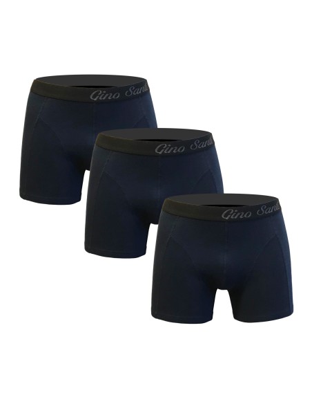Gino Santi Heren Boxershort boxer 3-pack Navy