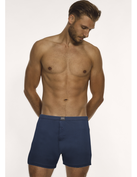 Gino Santi Heren Klassieke boxer Navy