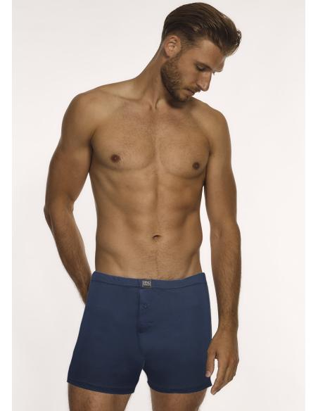 Gino Santi Heren Klassieke boxer Navy