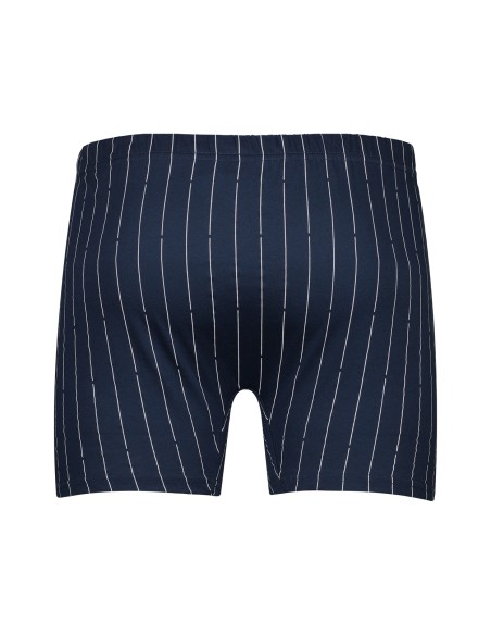 Gino Santi Heren Klassieke boxer Navy Pin Stripe
