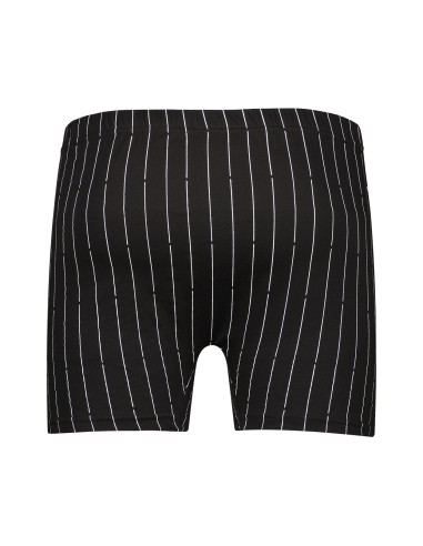 Gino Santi Heren Klassieke boxer Zwart Pin Stripe