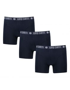 Gino Santi Heren Boxershort Comfort Cotton 3-pack Navy