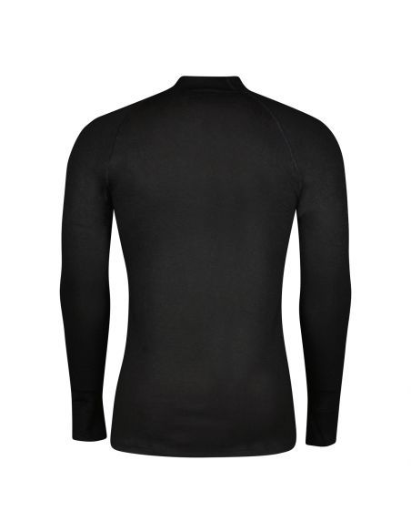 Gino Santi Heren Thermal Shirt Viloft lange mouw zwart