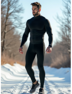 Gino Santi Heren Thermal Broek Zwart 2