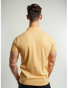 Gino Santi Heren Polo Comfort Camel 2