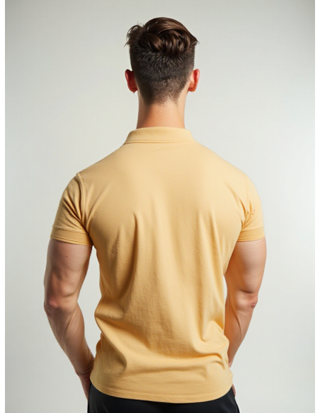 Gino Santi Heren Polo Comfort Camel