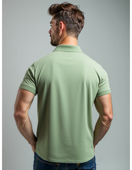 Gino Santi Heren Polo Comfort Groen