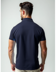 Gino Santi Heren Polo Comfort Navy 2