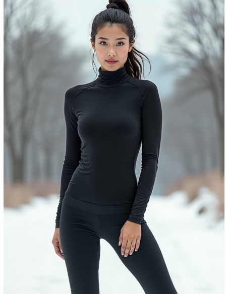 Gino Santi Dames Thermal Broek Zwart