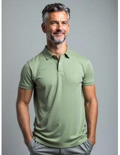 Gino Santi Heren Polo Comfort Groen 2