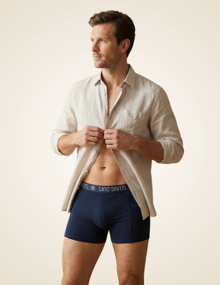 Gino Santi Heren Boxershort Comfort Cotton 3-pack Zwart