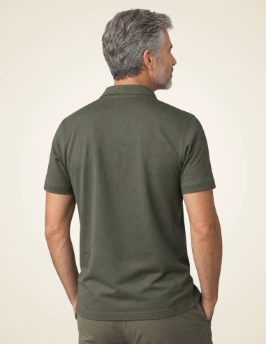 Gino Santi Heren Polo Smart Cotton Groen