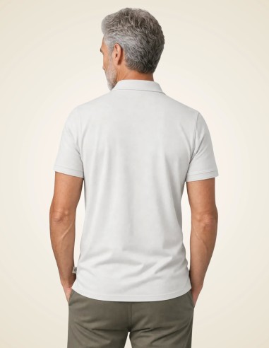 Gino Santi Heren Polo Smart Cotton Grijs