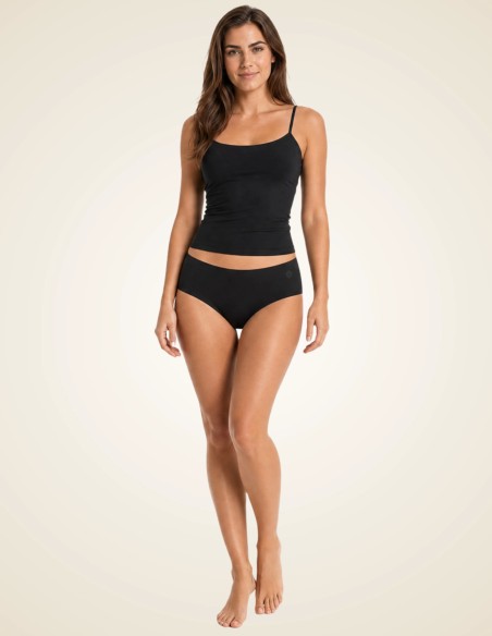 Gino Santi Dames Senza Heup Slip Zwart