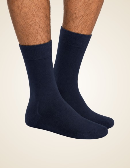 Gino Santi Relax Cotton Sokken Navy